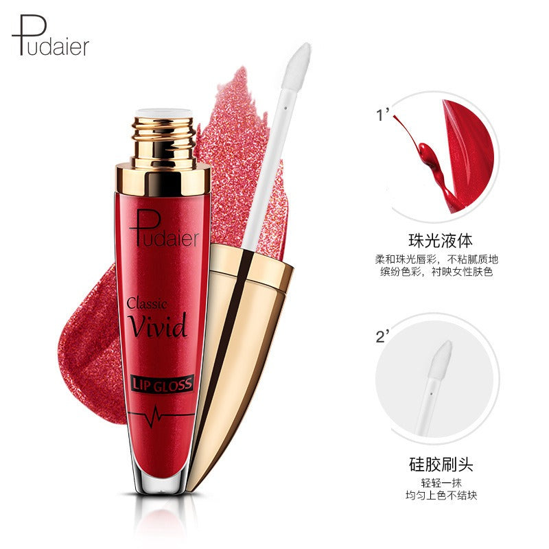 18 Color Shiny Glitter Waterproof Liquid Lip Gloss