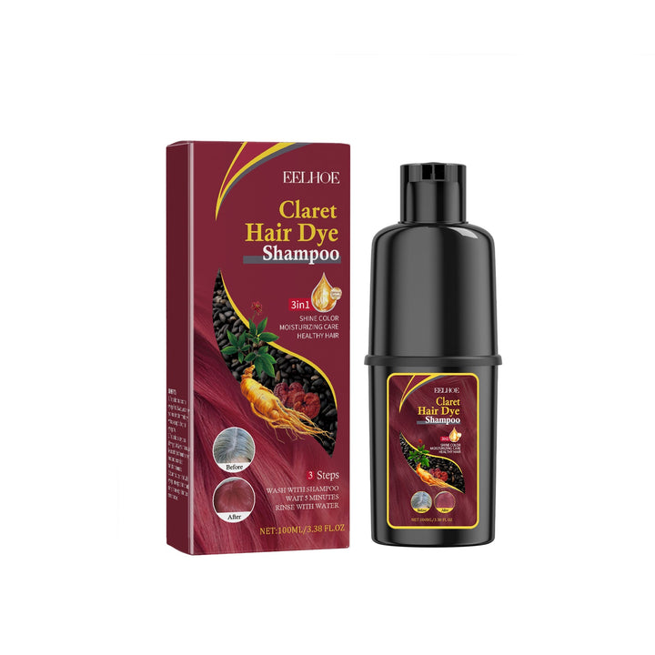 Black Hair Color Shampoo Moisturizing Scalp Care Formula