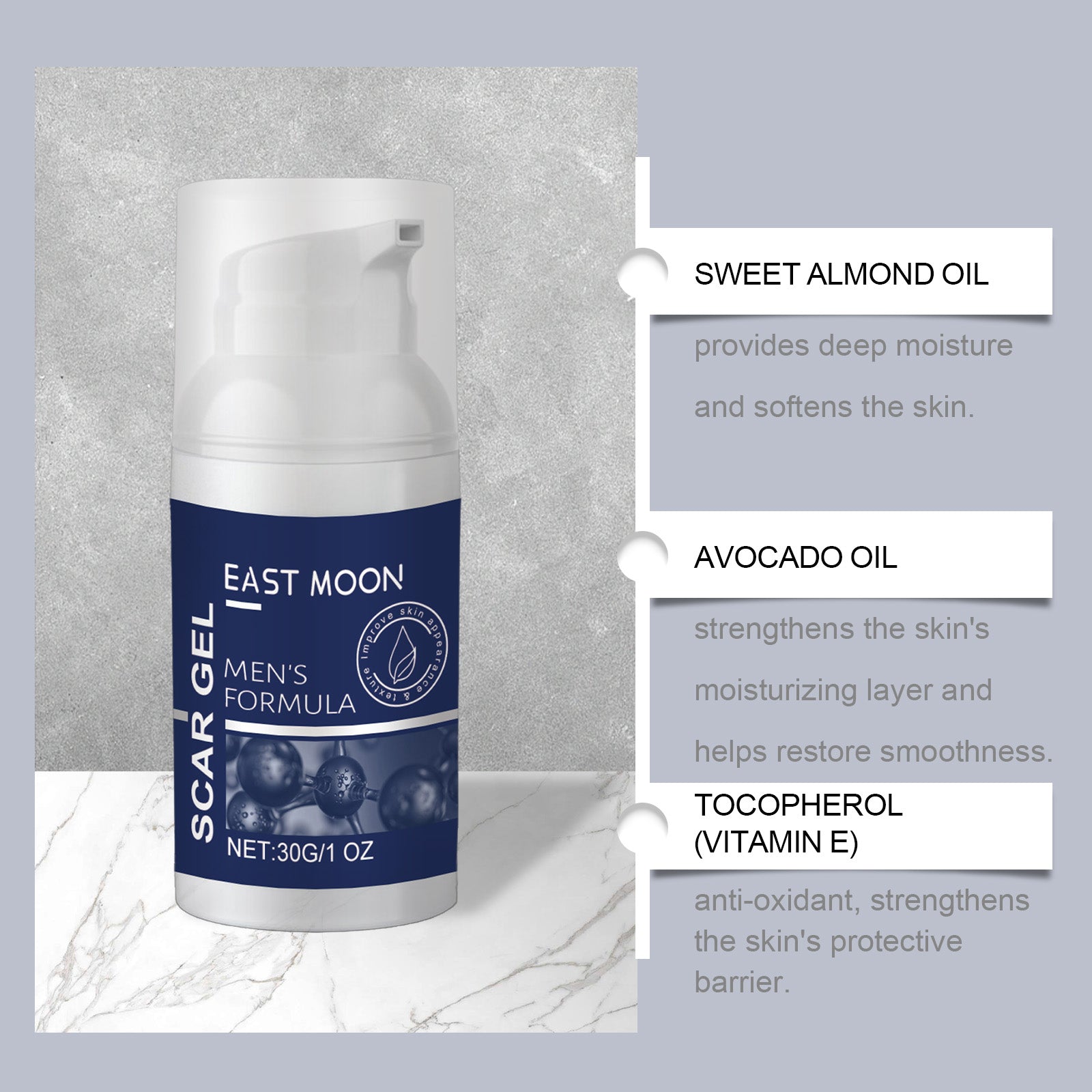 Men’s Moisturizing Skin Care Gel Smooth Nourishing