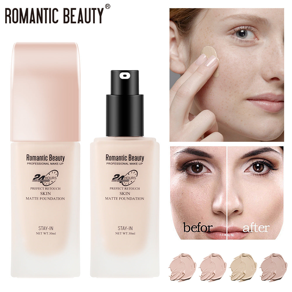 Romantic Beauty Oil Control Long Lasting Foundation Concealer