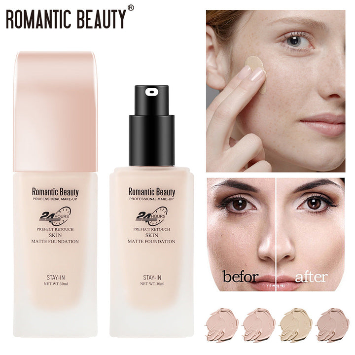 Romantic Beauty Oil Control Long Lasting Foundation Concealer