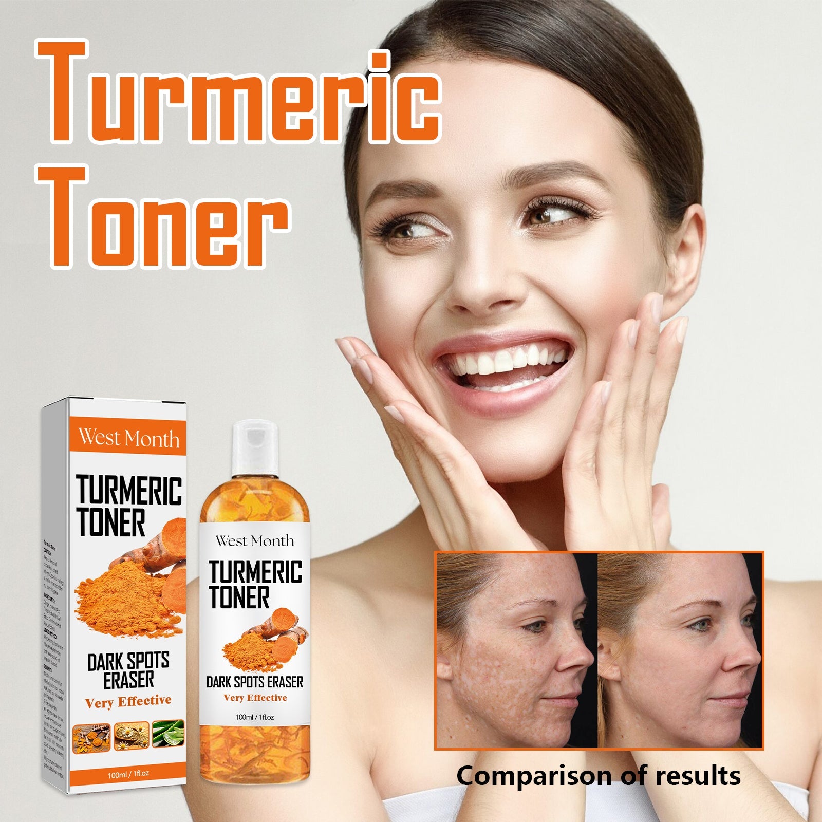 Turmeric Hydrating Firming Moisturizing Facial Skin Toner