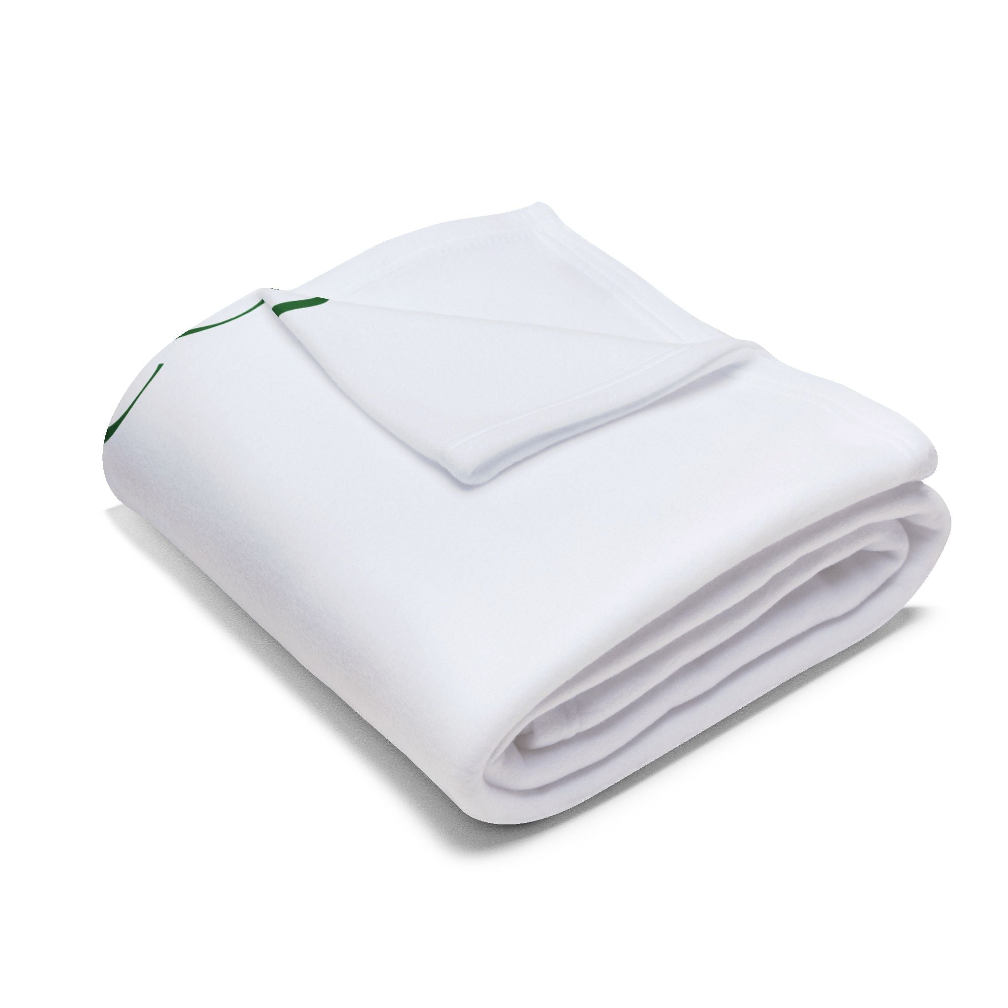 Arctic Fleece Blanket — Elegant "The Glow Studio Co" Script Logo Throw