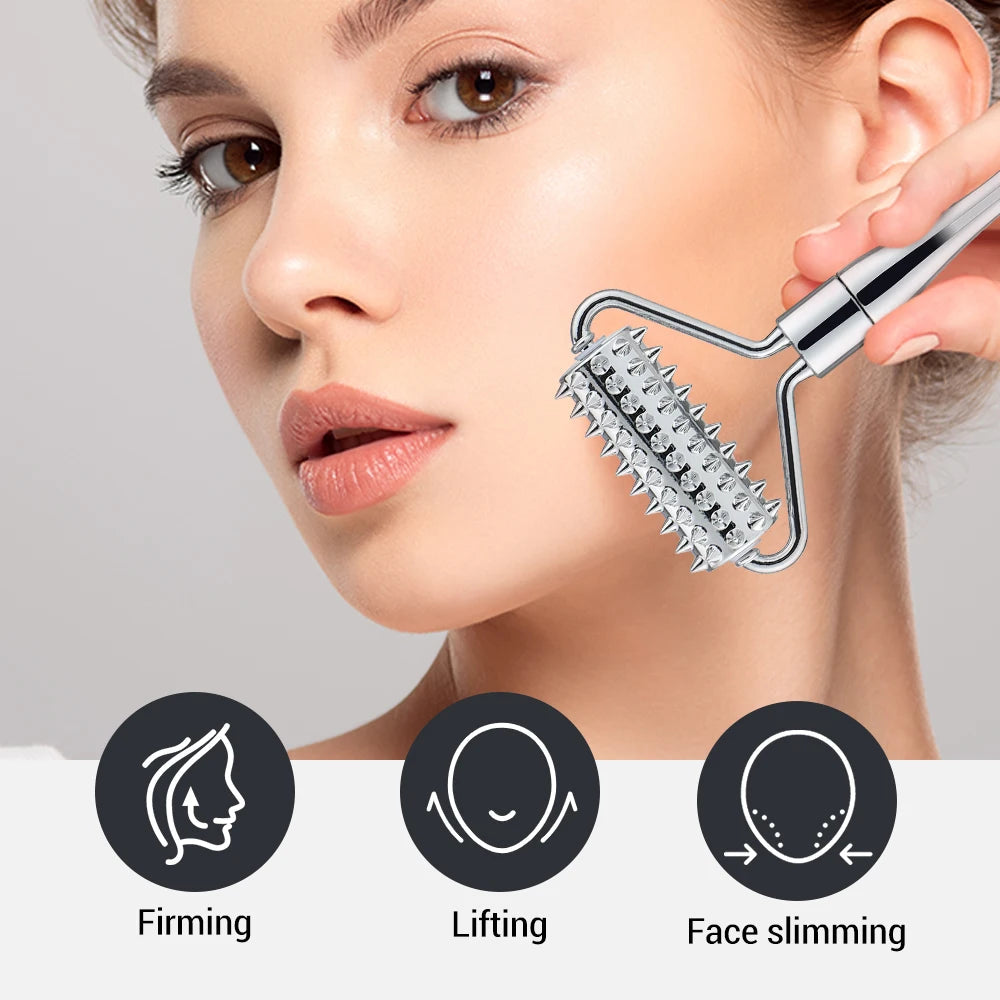 Stainless Steel Face Roller Massage Ball Beauty Tool