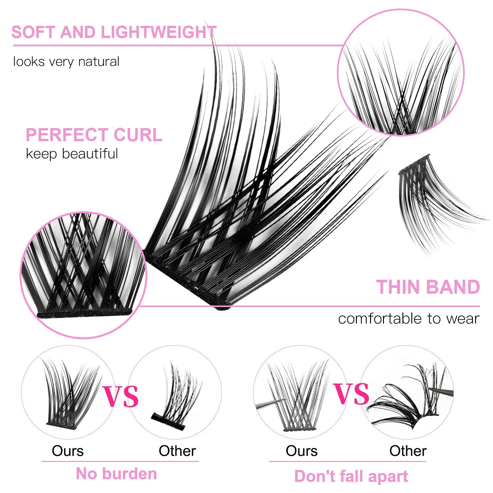 DIY Lash Extension Kit Bond Glue Tweezers Set