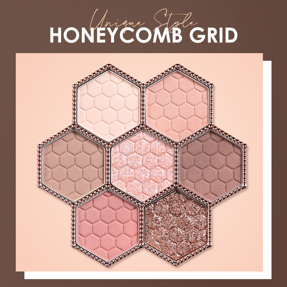 Honeycomb Diamond 12 Color Eyeshadow Palette Natural Makeup