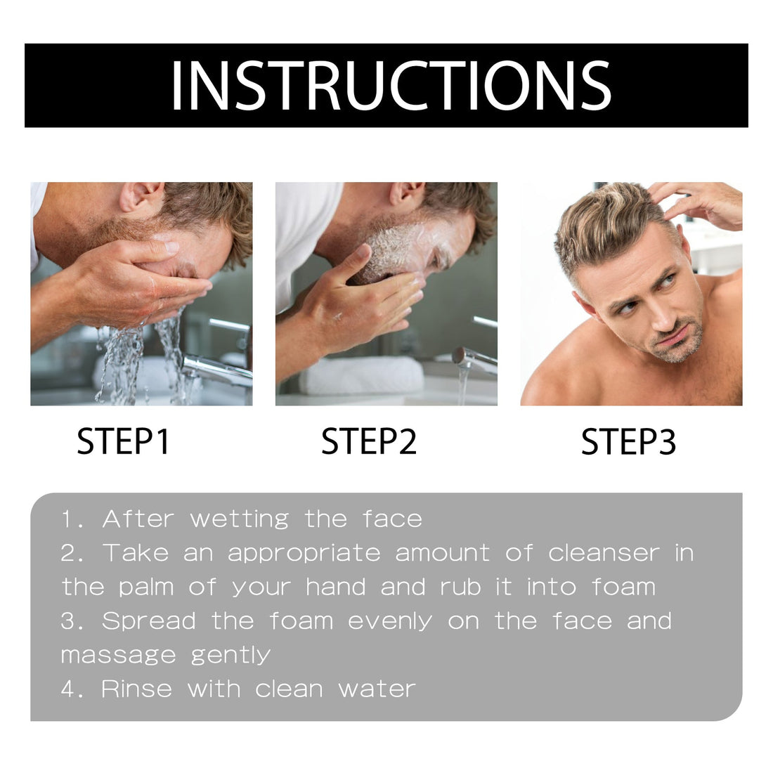 Men’s Amino Acid Oil Control Face Wash