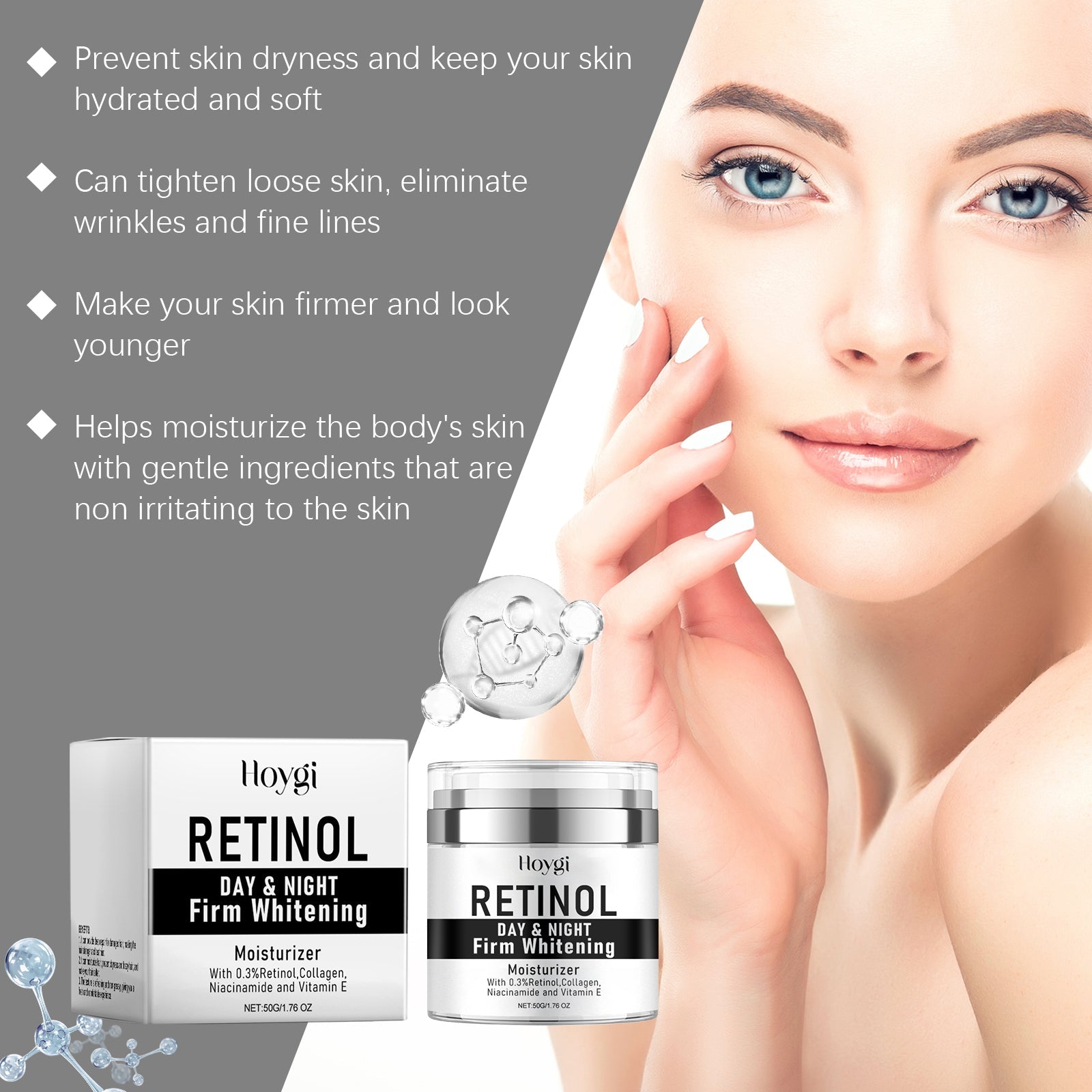 Facial Moisturizer Nourishing Hydrating Daily Skin Care Cream