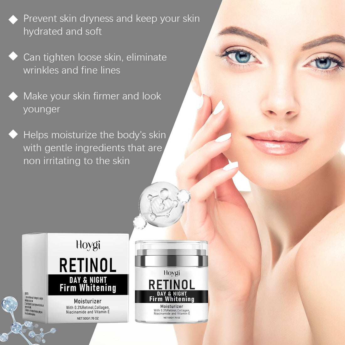 Facial Moisturizer Nourishing Hydrating Daily Skin Care Cream