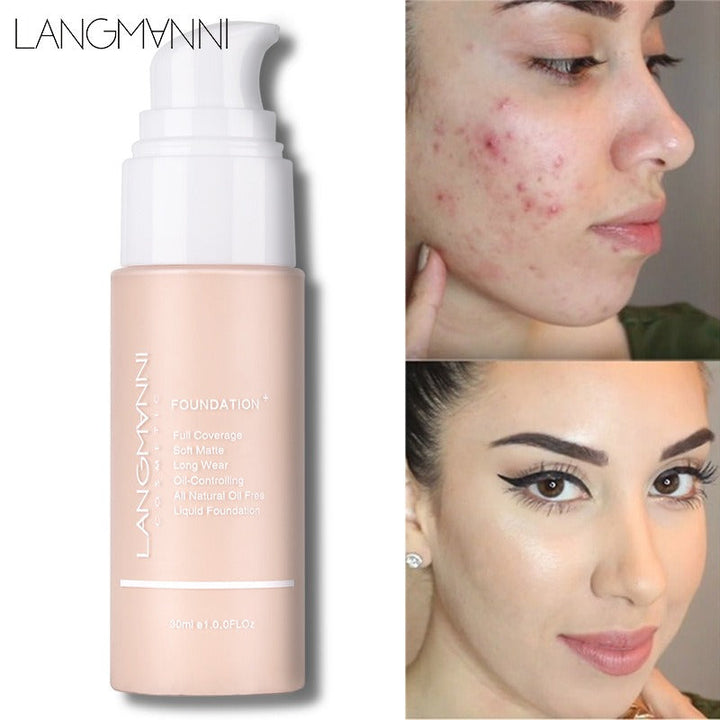 Matte Oil Control Concealer Foundation Makeup Base
