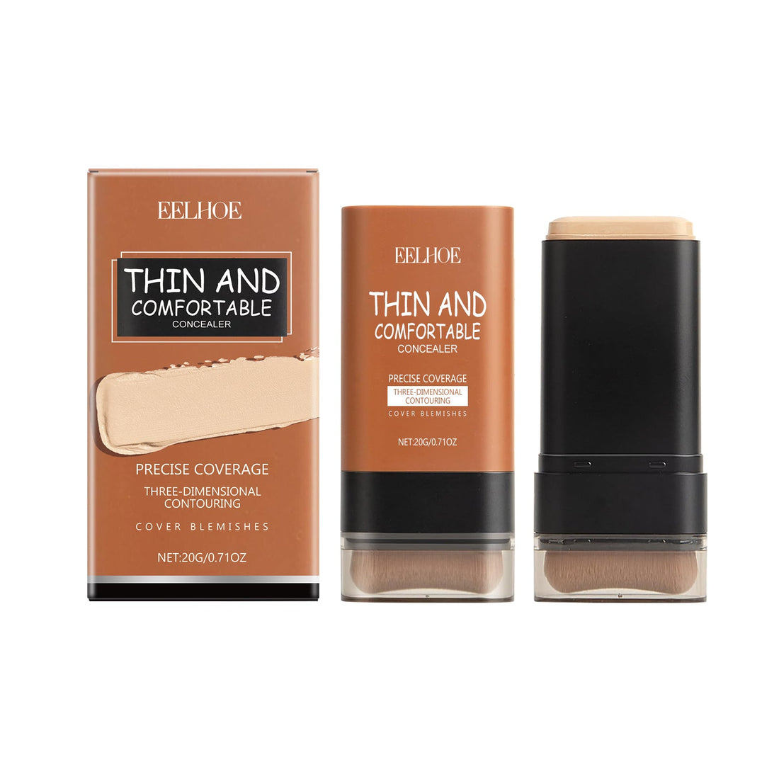 Light Transparent Concealer Foundation Stick Natural Makeup
