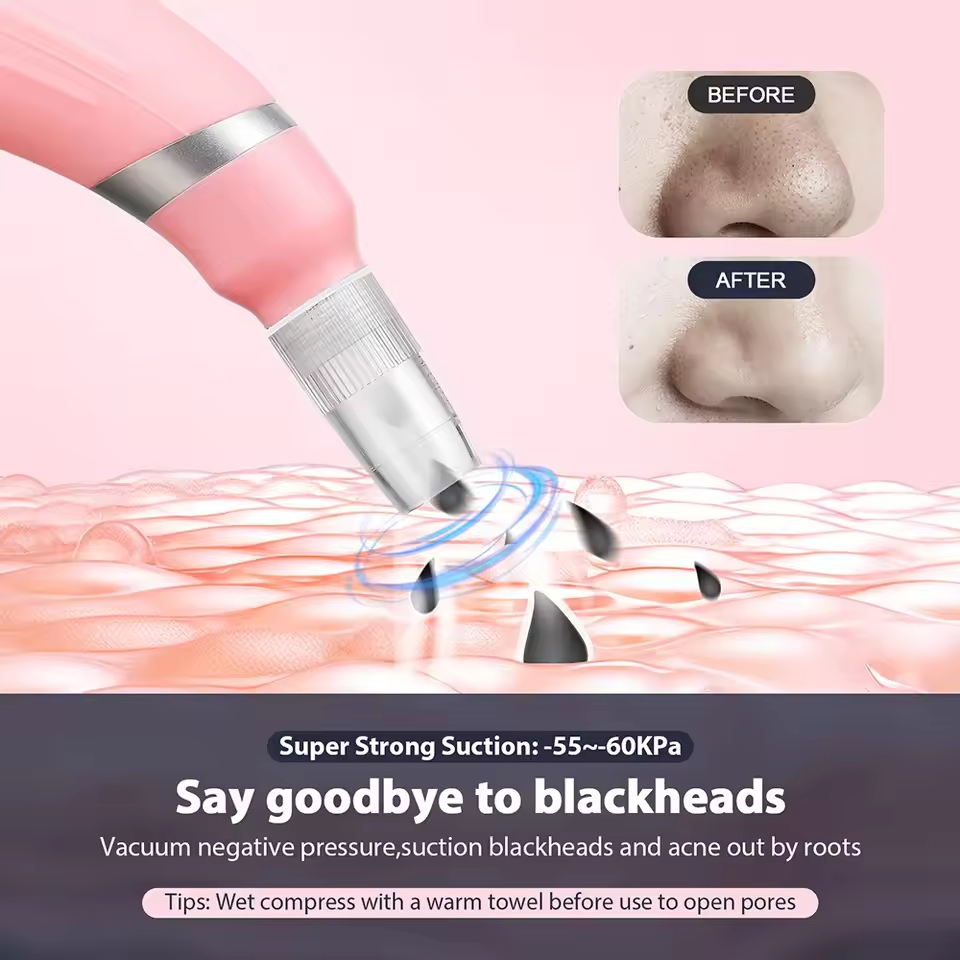 Diamond Microdermabrasion Pore Cleaner High Suction Beauty Device