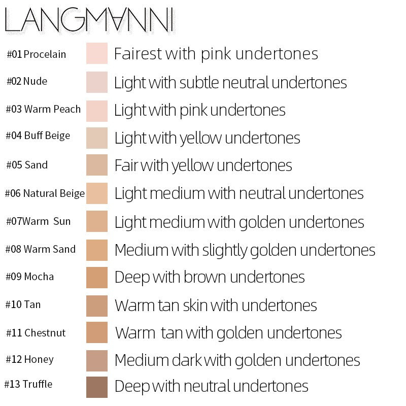 Matte Oil Control Concealer Foundation Makeup Base