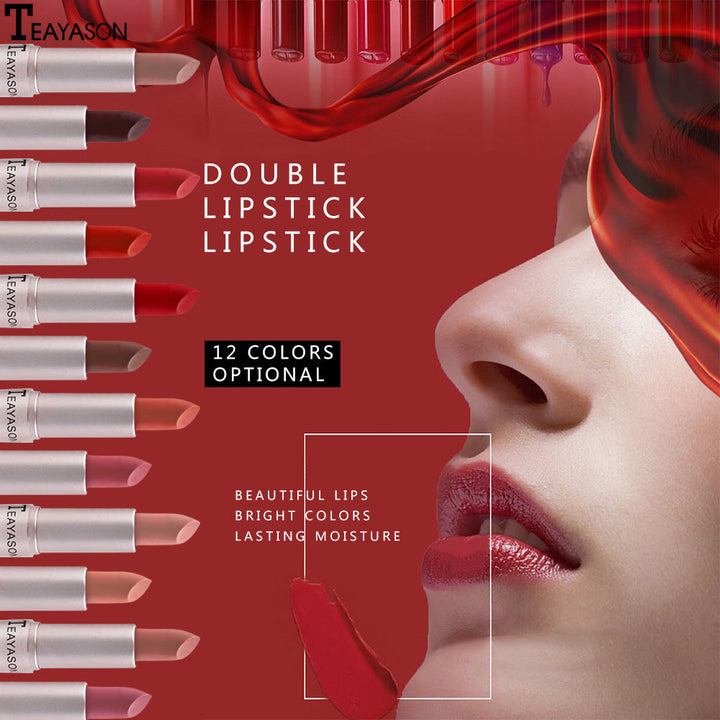 Double Headed Matte Lip Gloss Long Lasting Lipstick