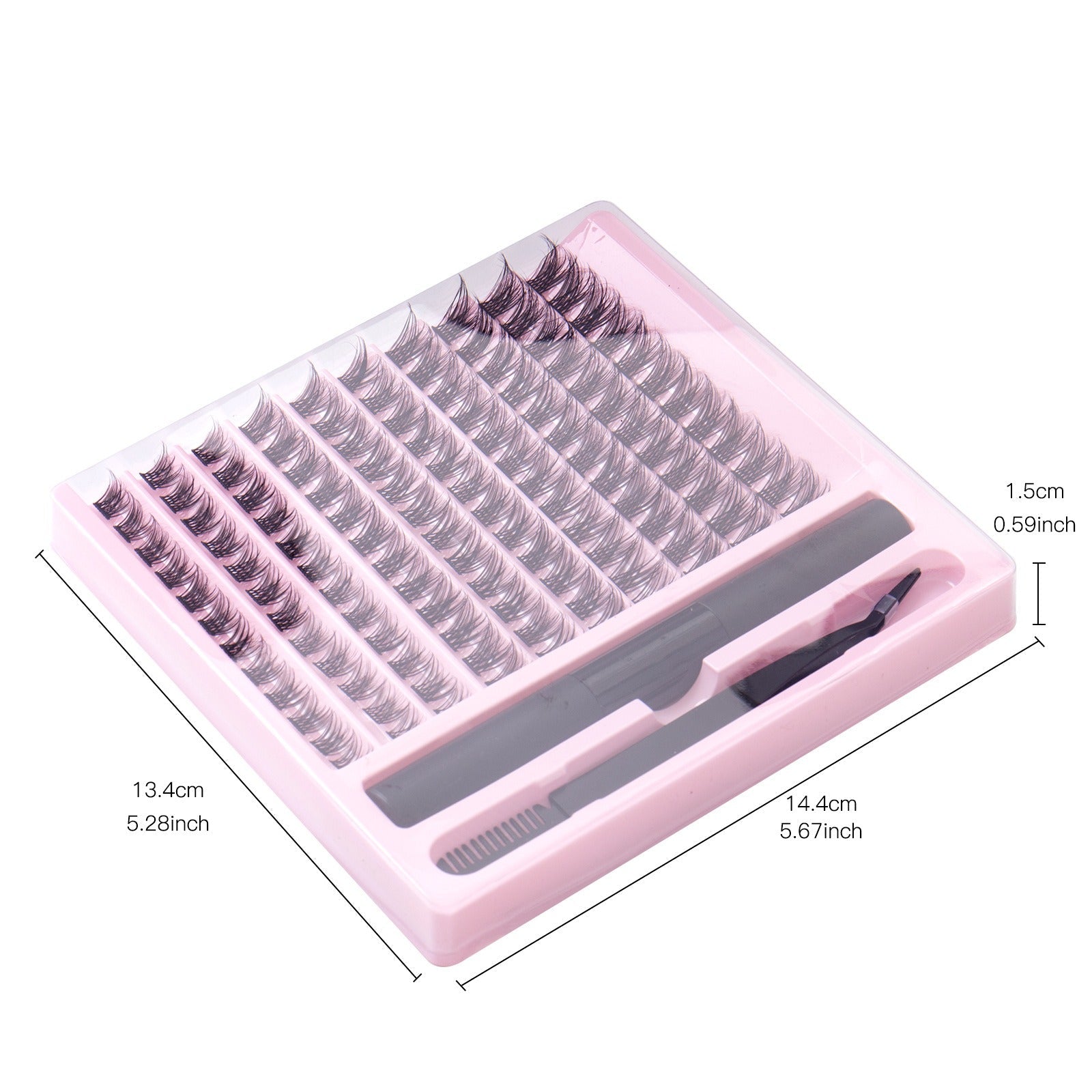 DIY Lash Extension Kit Bond Glue Tweezers Set