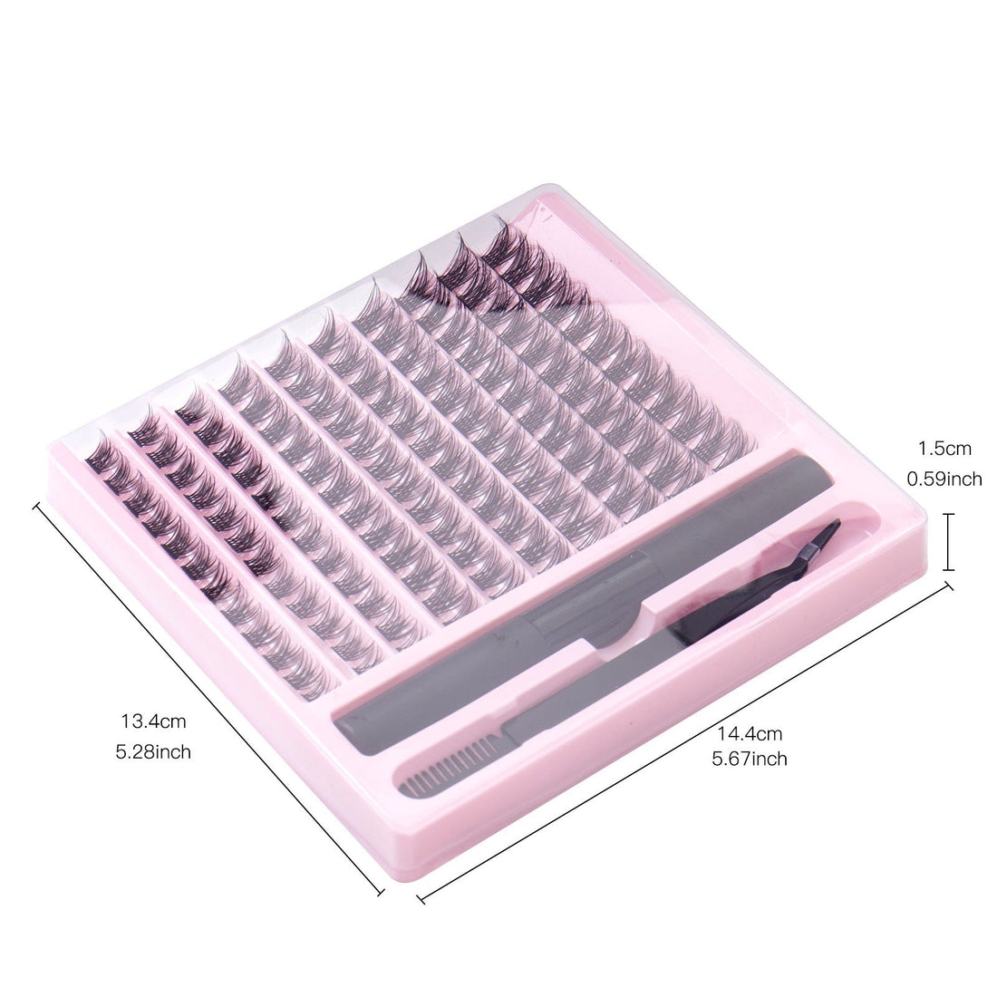 DIY Lash Extension Kit Bond Glue Tweezers Set