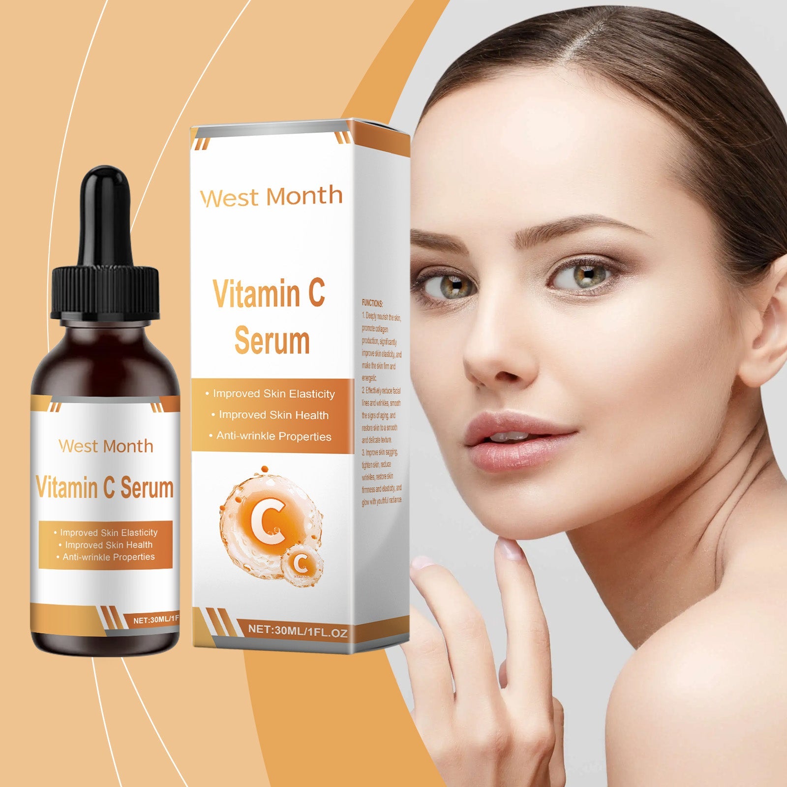 Facial Serum Nourishing Firming Anti Aging Skincare Treatment