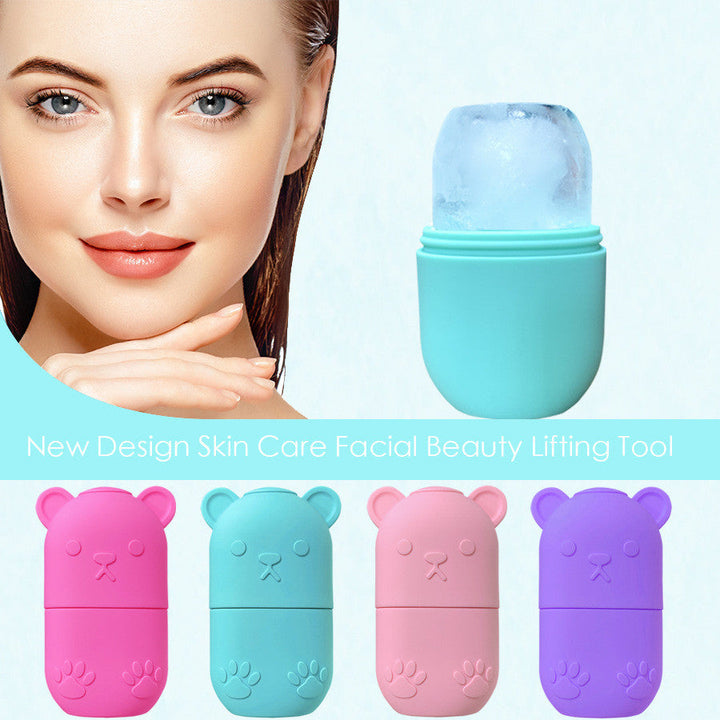 Silicone Ice Face Roller Facial Skincare Massage Tool