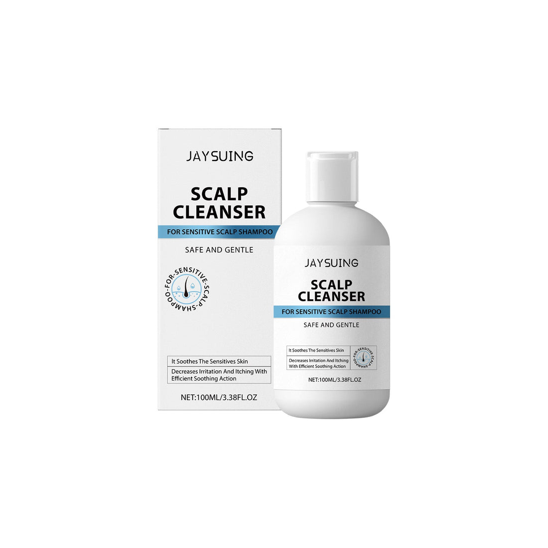 Scalp Repair Shampoo Gentle Moisturizing Hydrating Hair Care