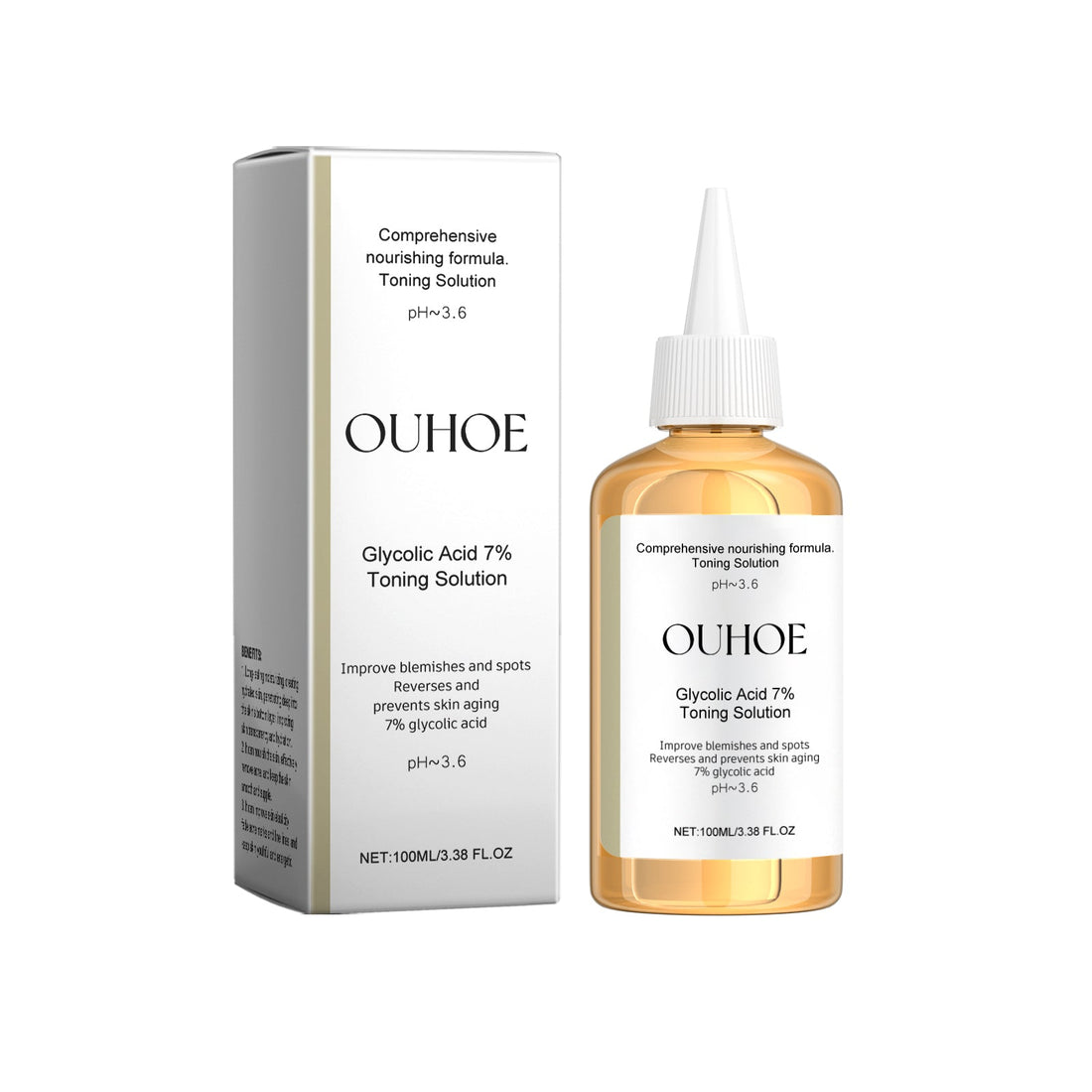 Glycolic Acid 7% Moisturizing Exfoliating Facial Toner Essence