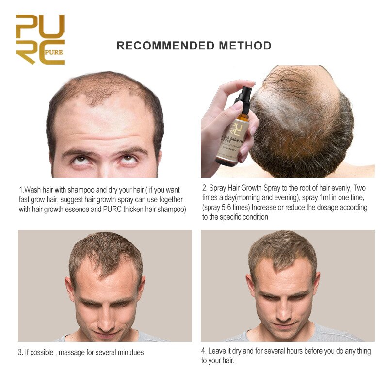 Ginger Hair Growth Spray Root Nourishing Treatment