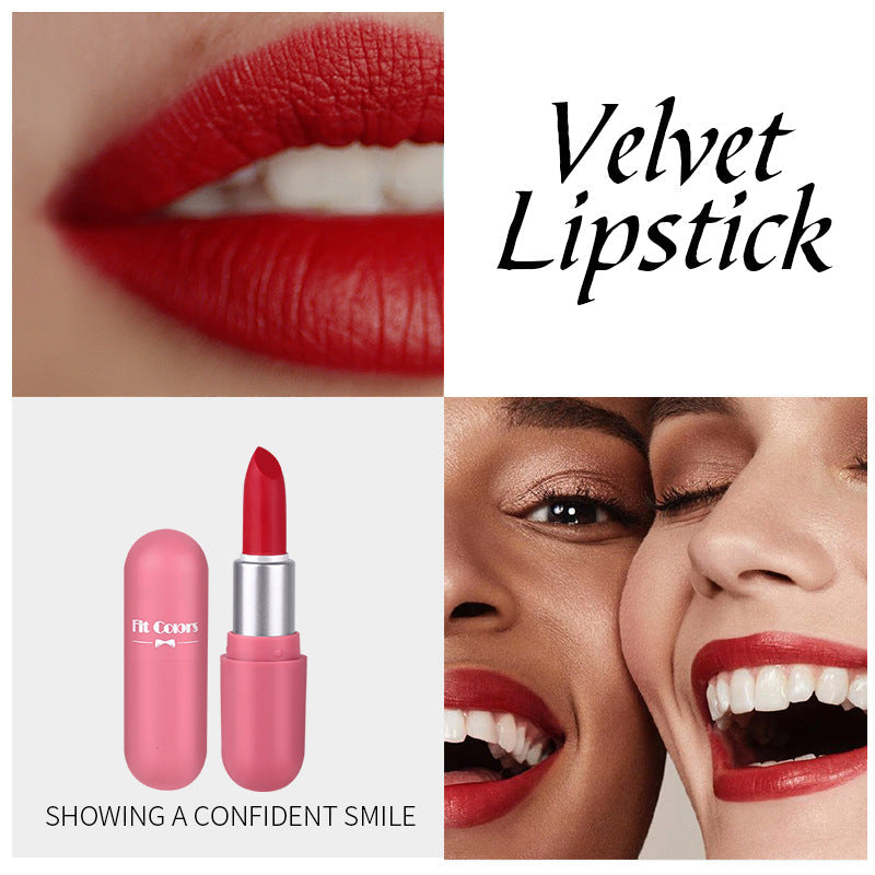 Fit Colors Mini Matte Velvet Lipstick Portable Makeup