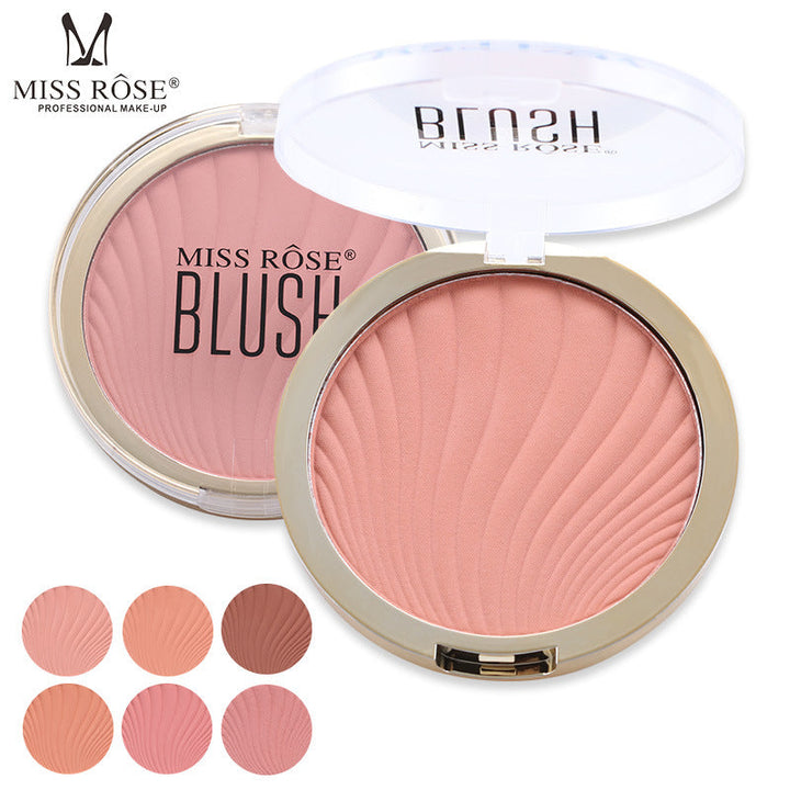 Six Color Matte Blush Highlighter Makeup Palette