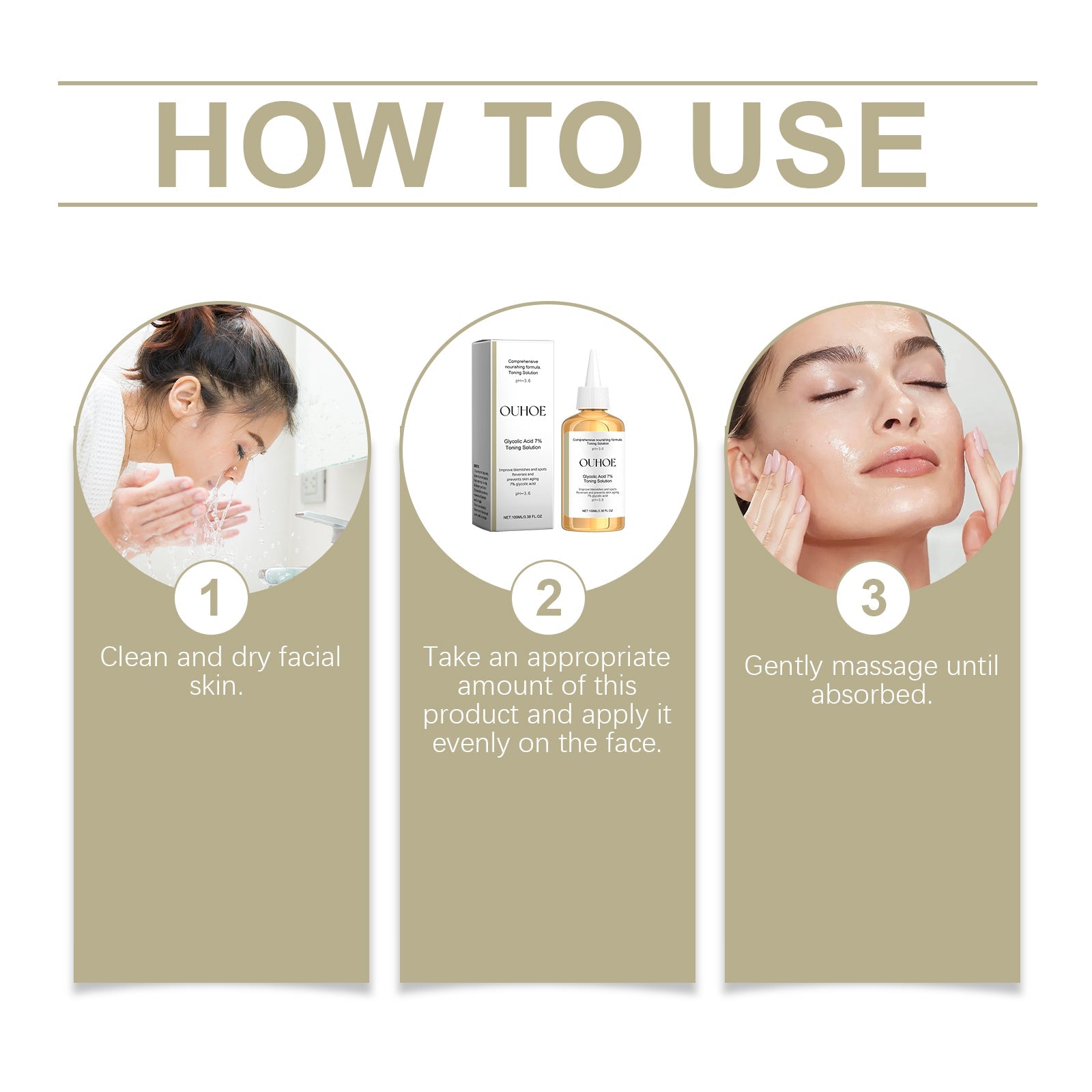Glycolic Acid 7% Moisturizing Exfoliating Facial Toner Essence