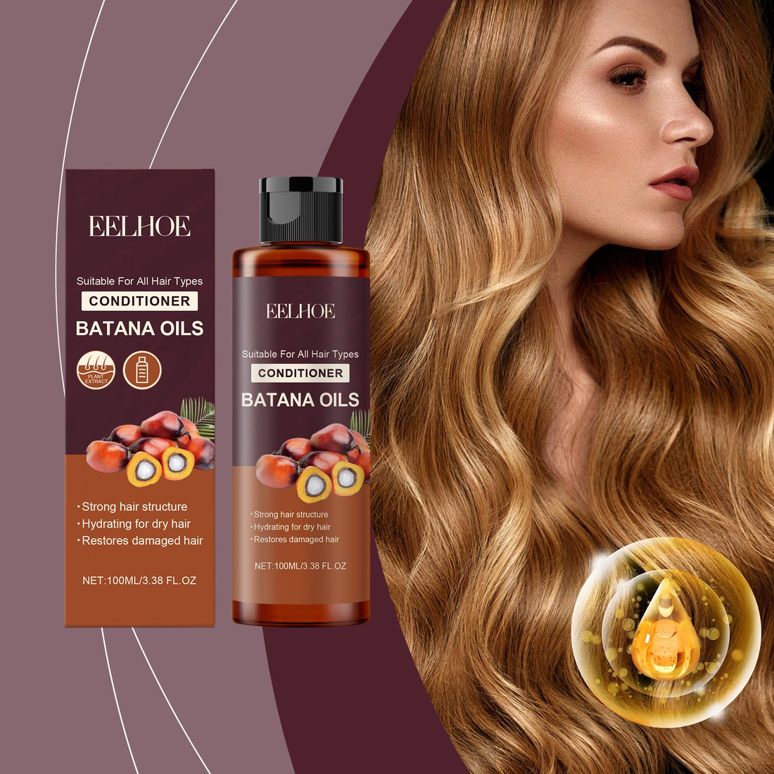 Batana Repair Conditioner Hydrating Smooth Frizz Hair Care
