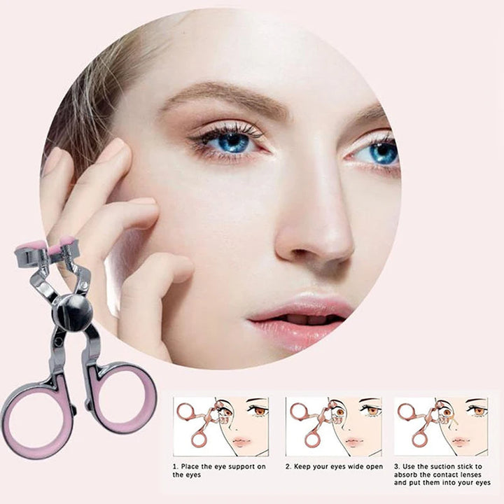Contact Lens Inserter Remover Soft Tip Tweezer Tool