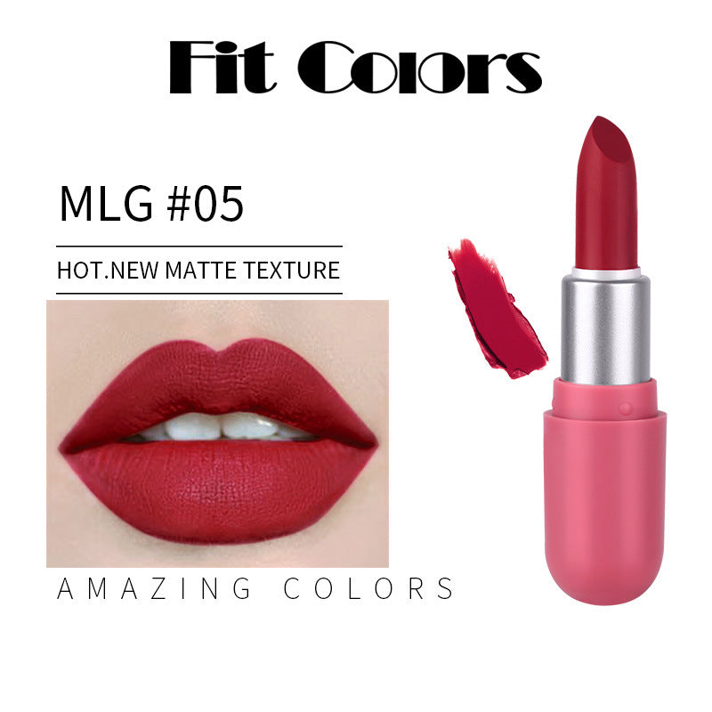 Fit Colors Mini Matte Velvet Lipstick Portable Makeup