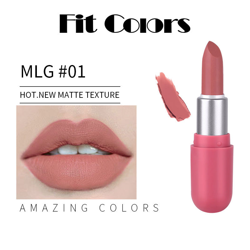 Fit Colors Mini Matte Velvet Lipstick Portable Makeup