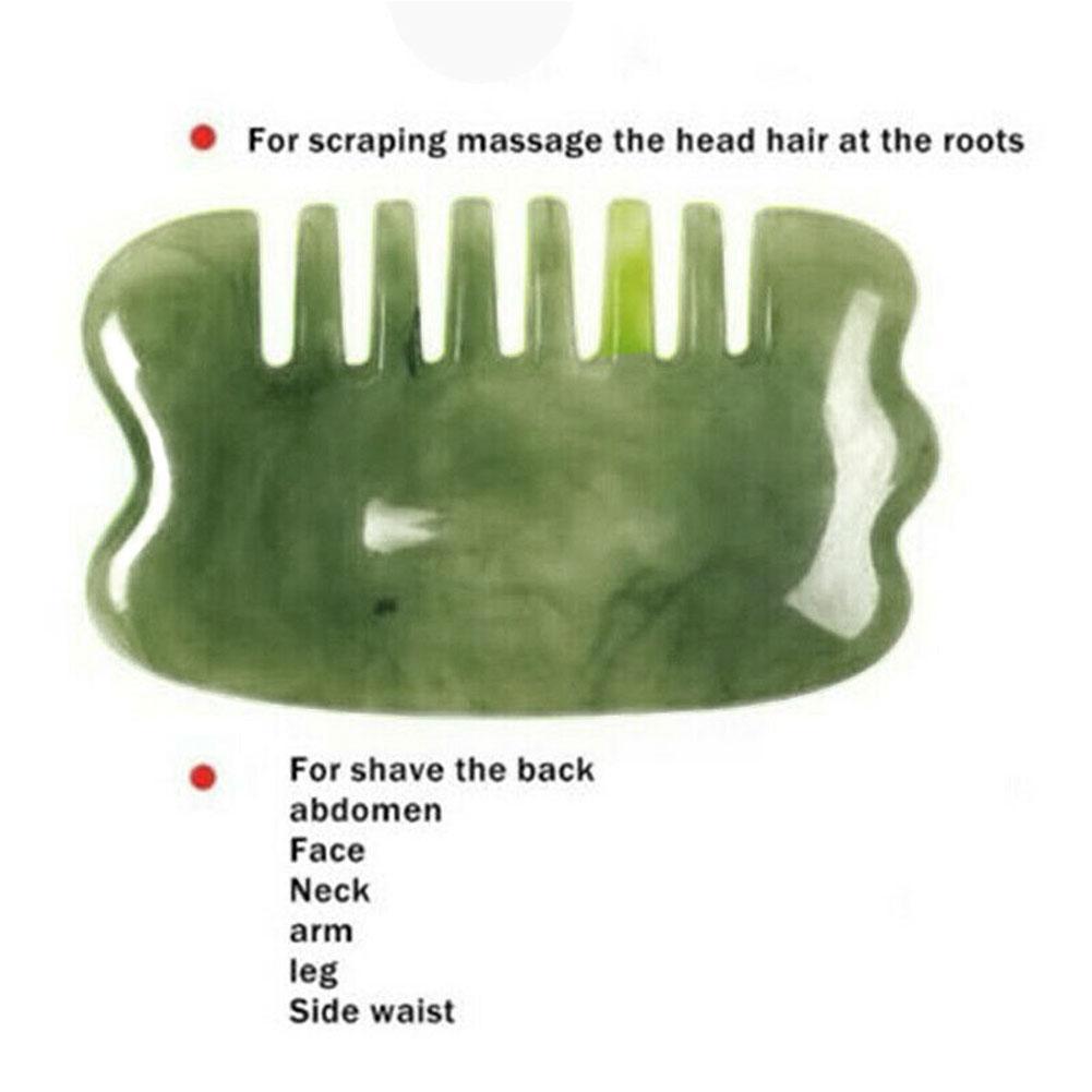 Natural Jade Face Roller Gua Sha Massage Tool