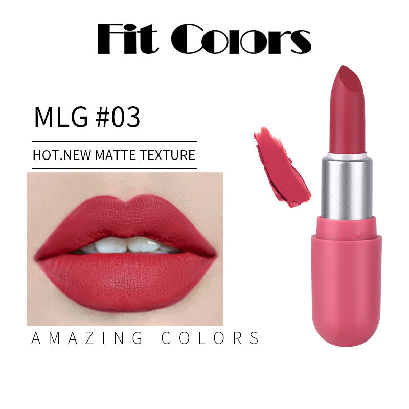 Fit Colors Mini Matte Velvet Lipstick Portable Makeup