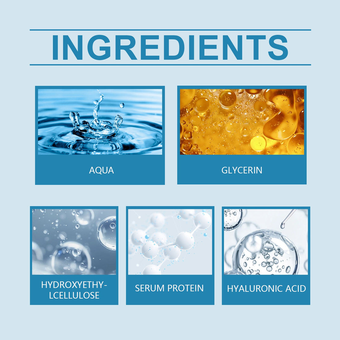 Hyaluronic Acid Face Serum Hydrating Pore Refining Skincare Treatment