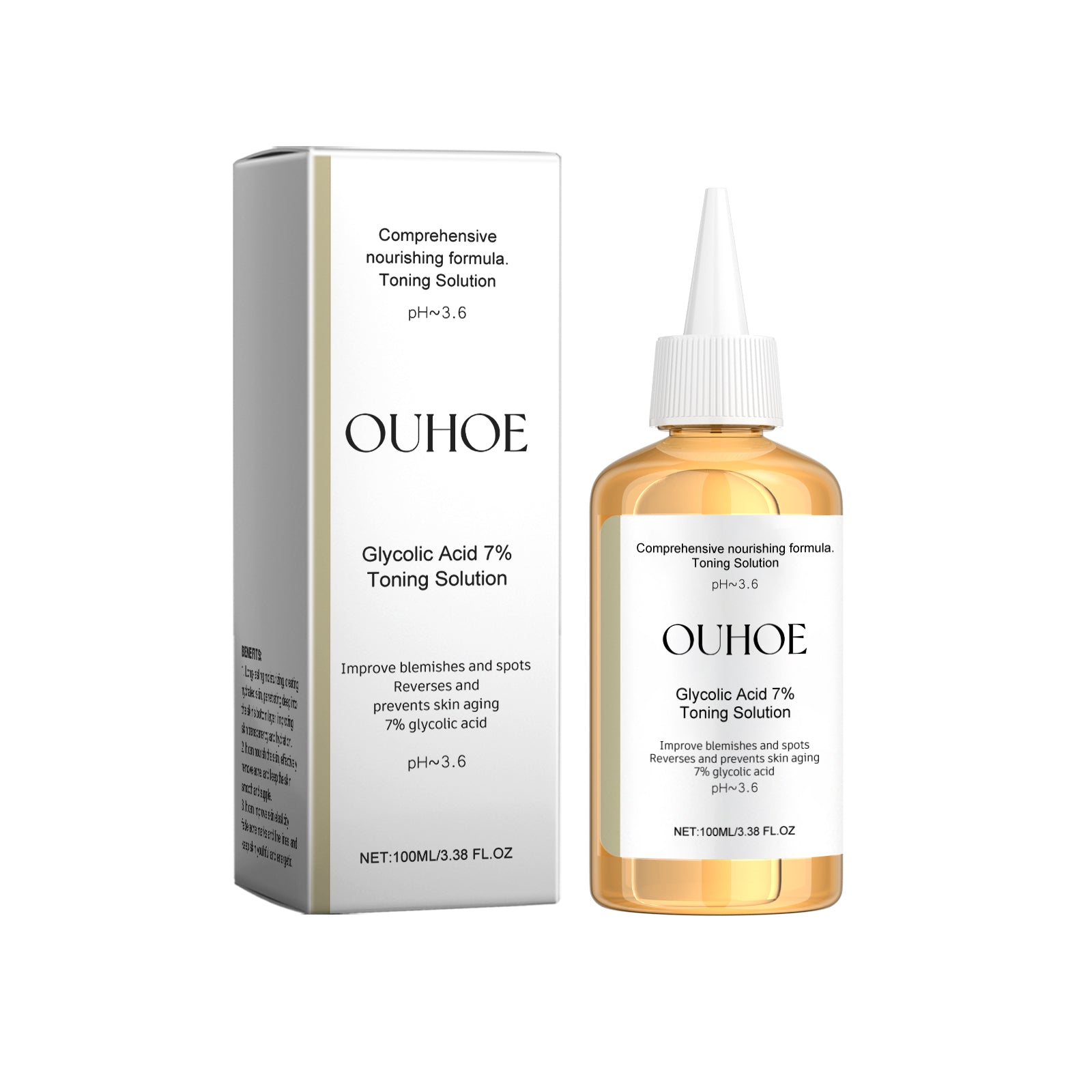 Glycolic Acid 7% Moisturizing Exfoliating Facial Toner Essence
