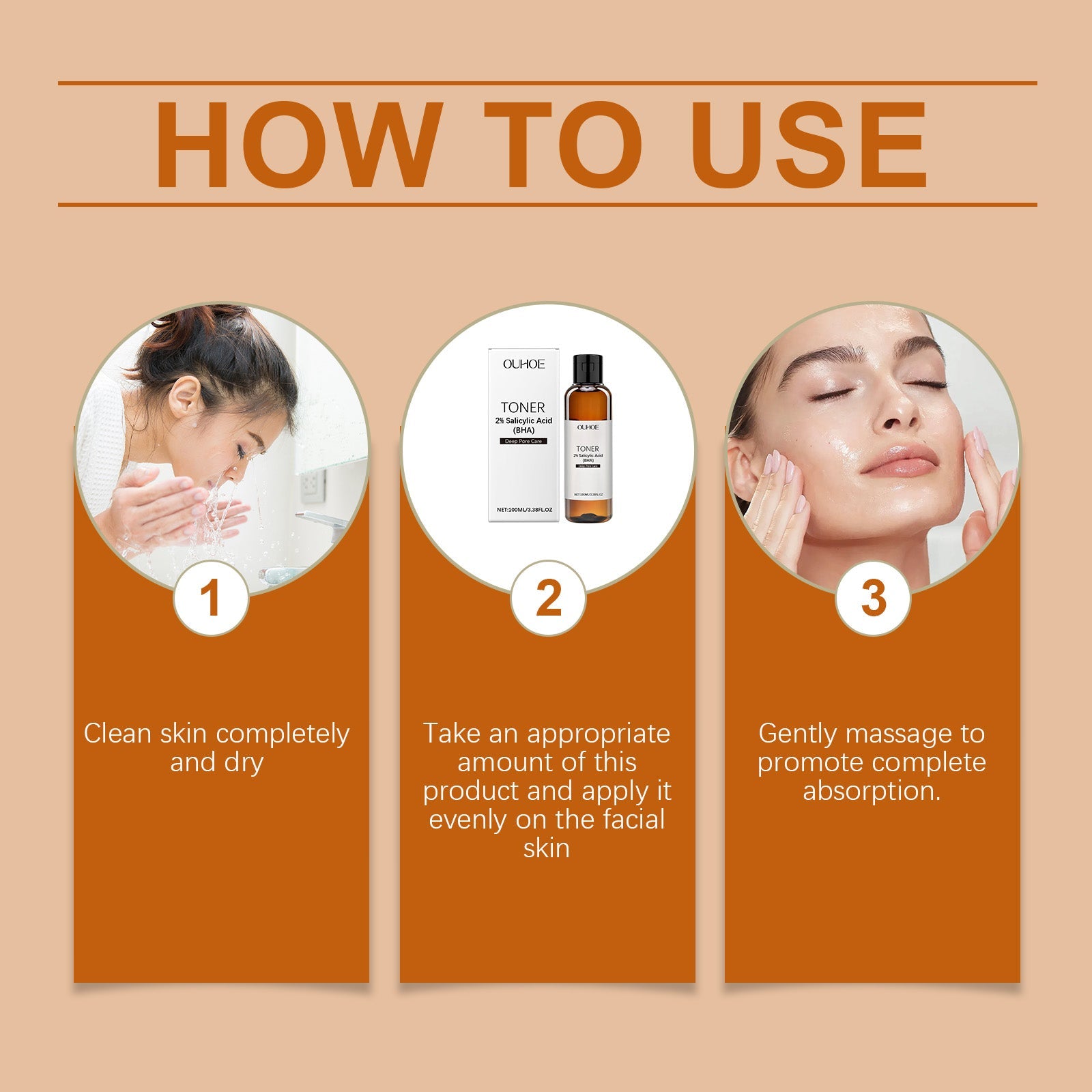 Salicylic Acid Pore Care Hydrating Facial Toner Refresh