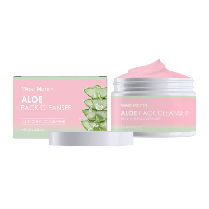 Aloe Soothing Cleanser Gentle Exfoliating Pore Cleansing Face Wash