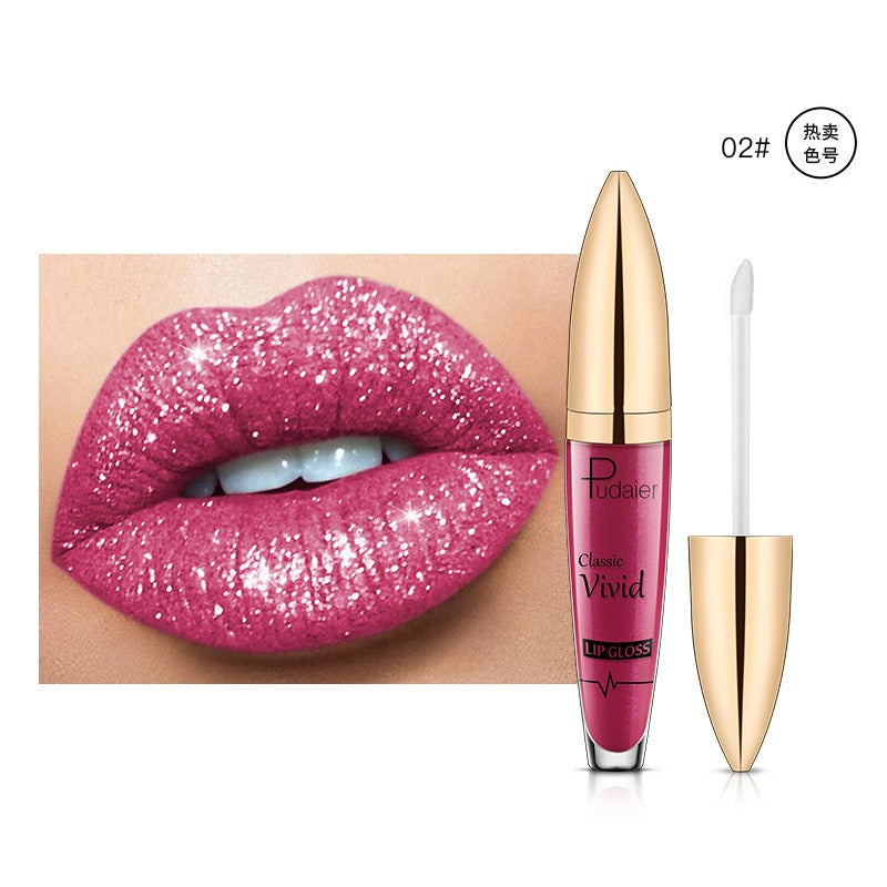 18 Color Shiny Glitter Waterproof Liquid Lip Gloss