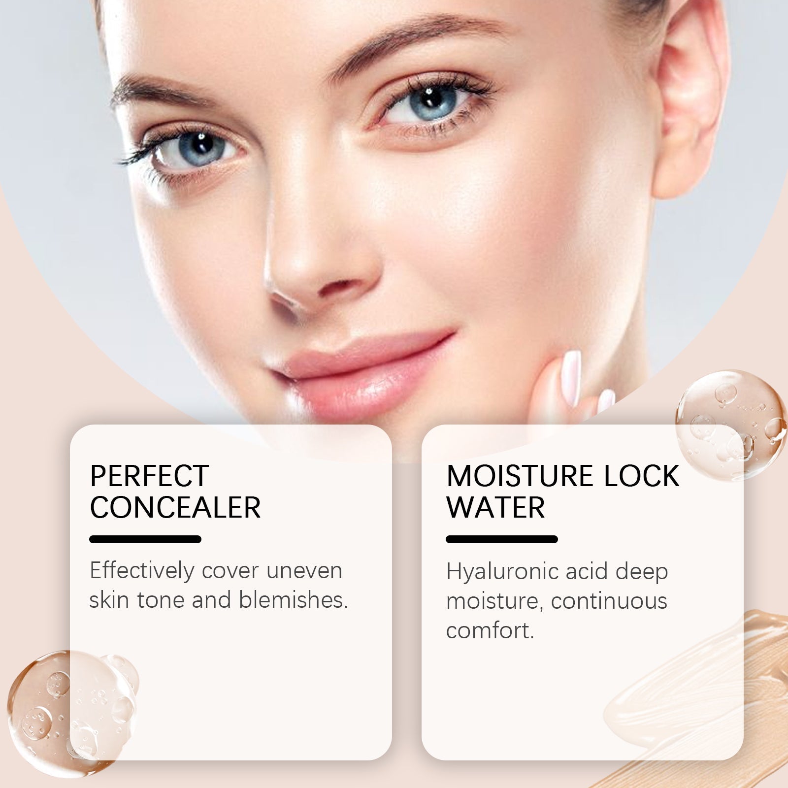 Light Transparent Concealer Foundation Stick Natural Makeup