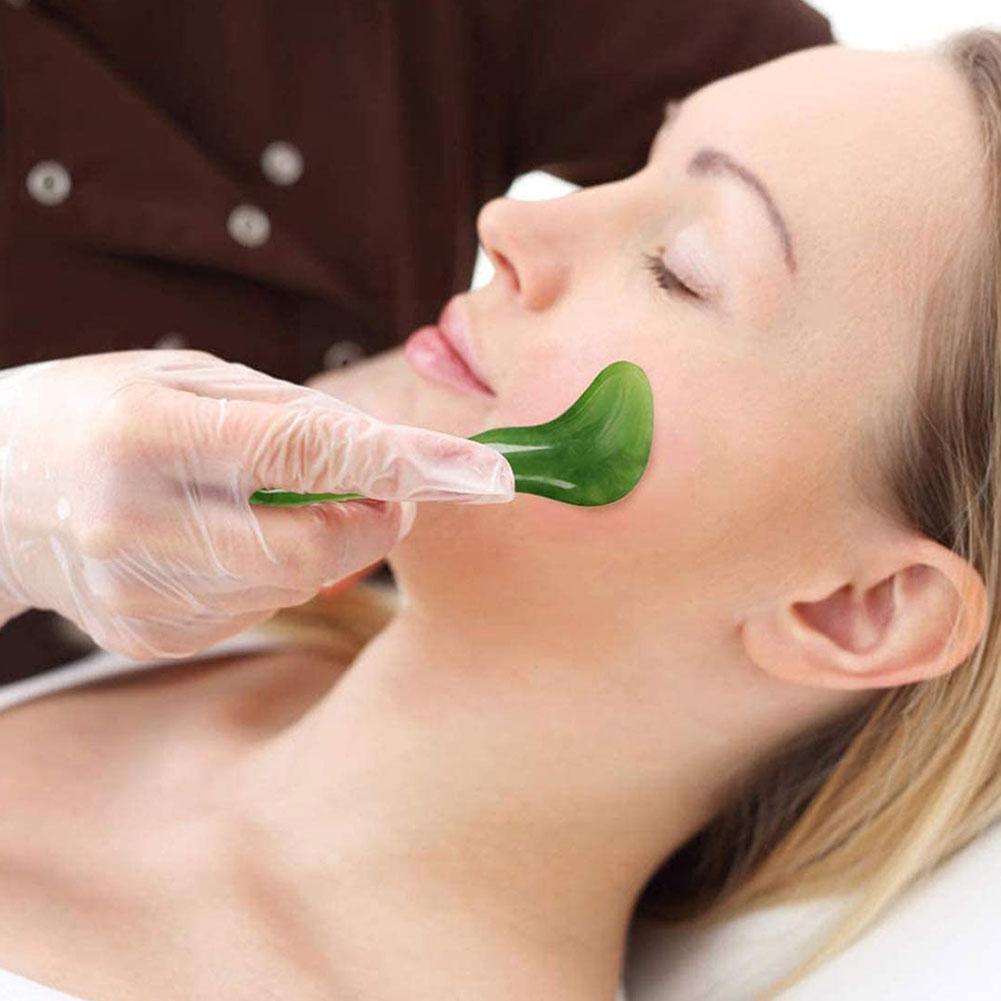 Natural Jade Face Roller Gua Sha Massage Tool