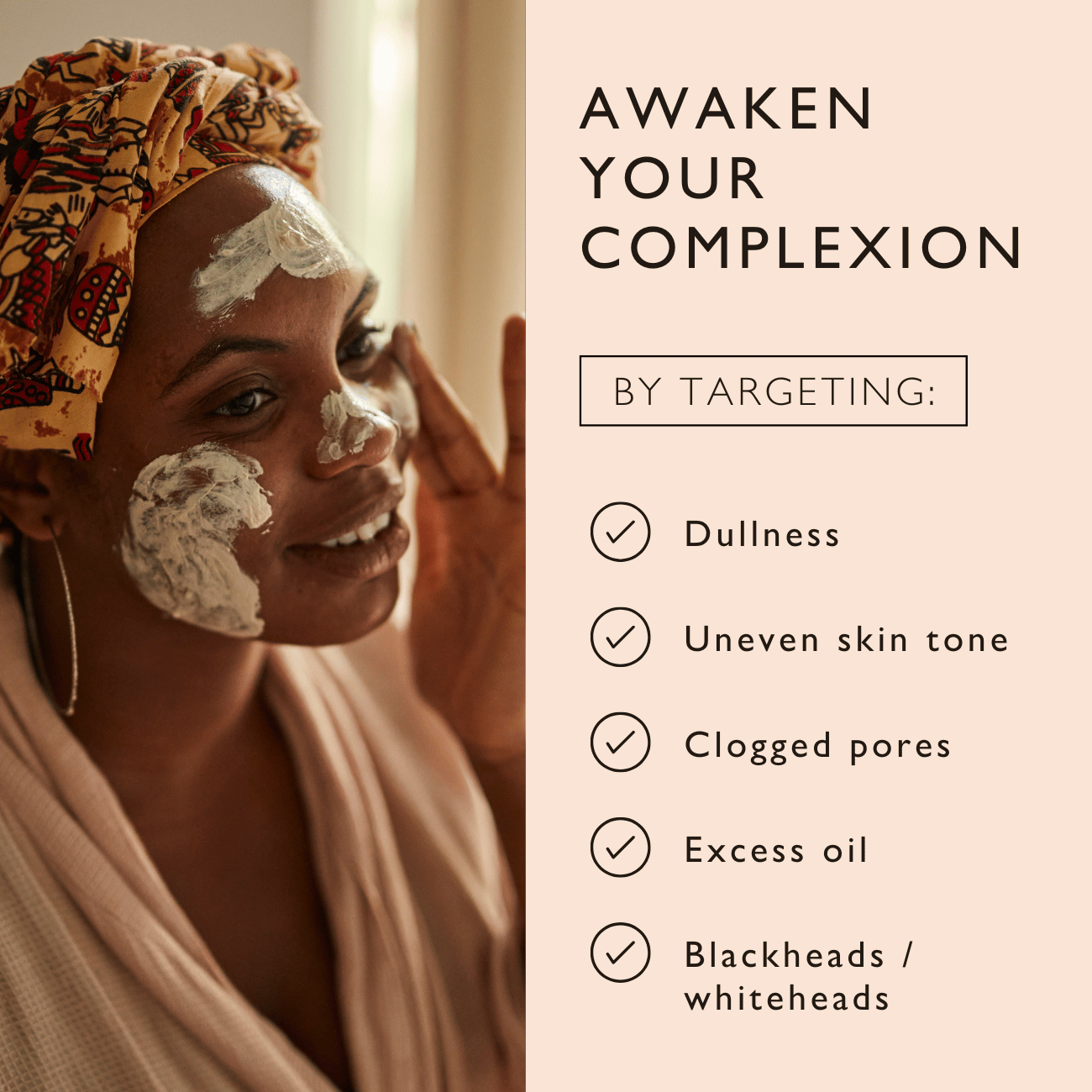 Kaolin Clay Face Mask Deep Cleansing Skincare Treatment