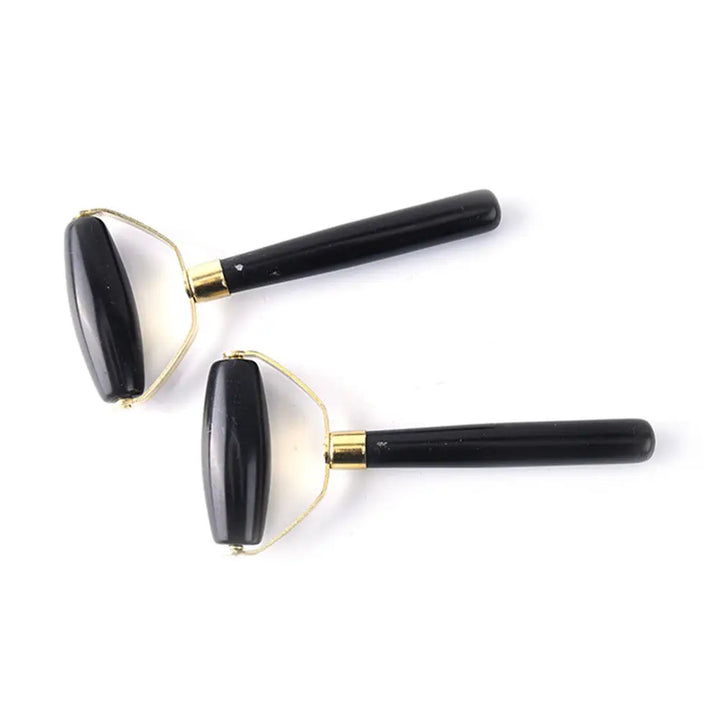 Natural Obsidian Face Massage Roller Beauty Care Tool