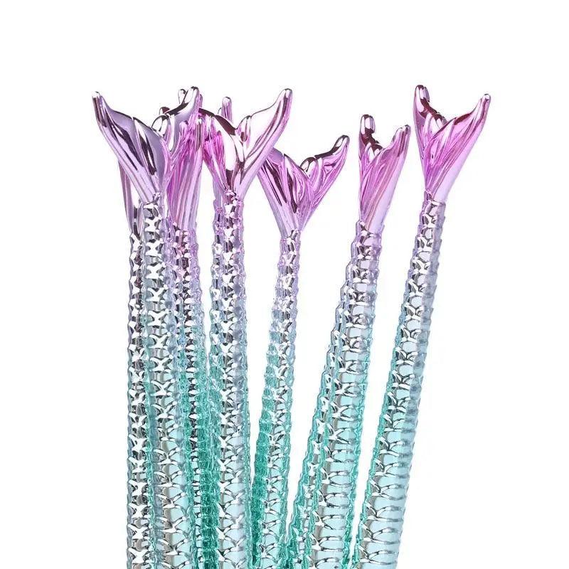 Mermaid Makeup Brushes Kit Foundation Eyeshadow Face Set