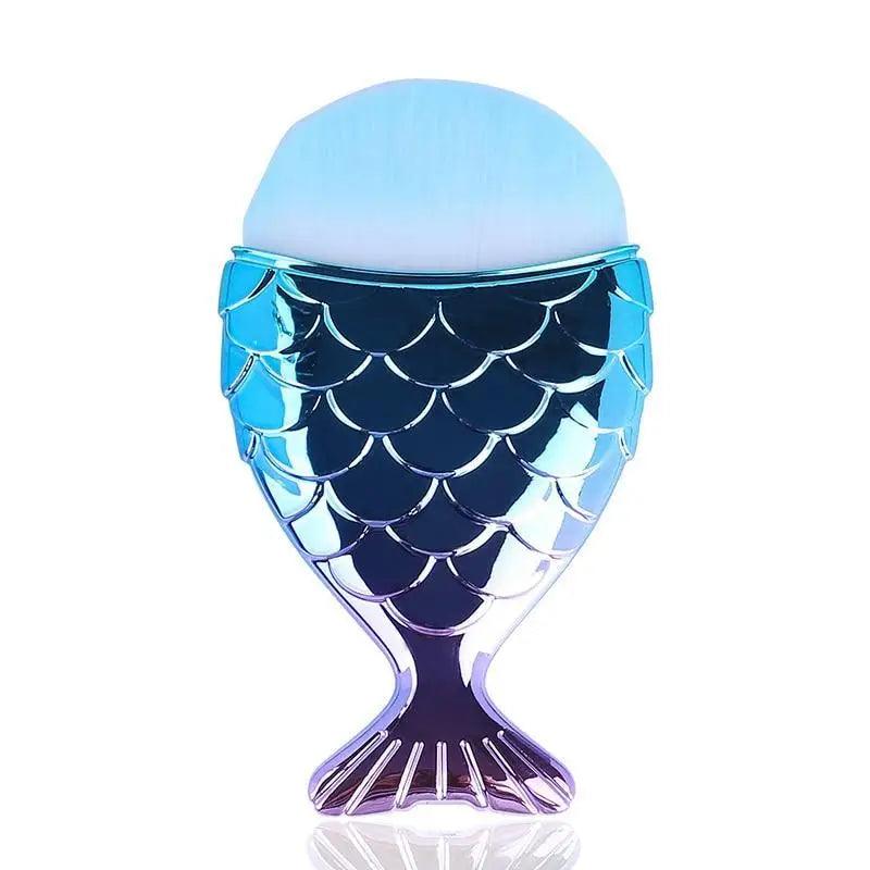 Mermaid Makeup Brushes Kit Foundation Eyeshadow Face Set